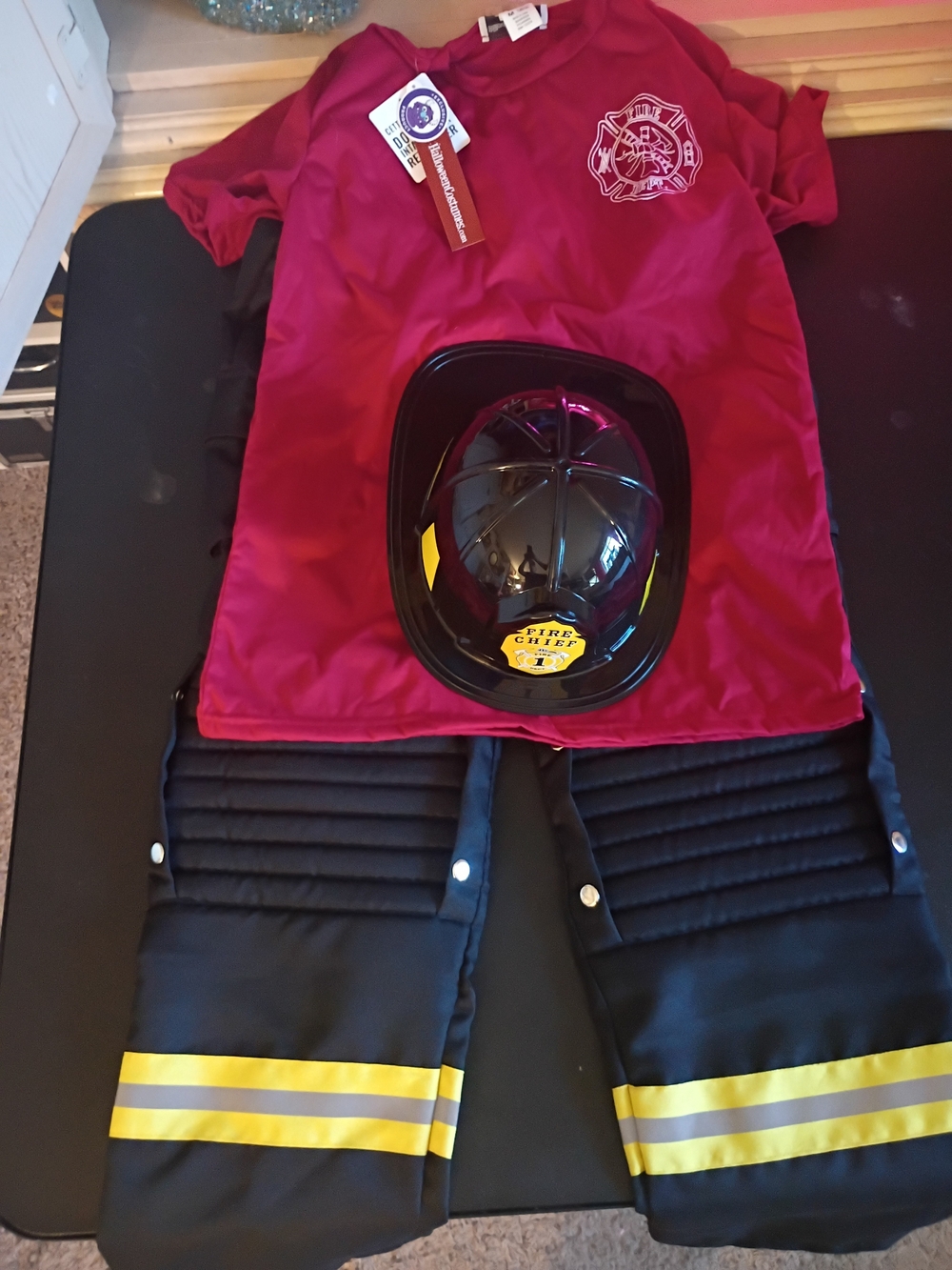 Adult Fire Chief Halloween Costume Size Medium